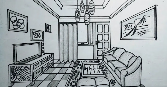 Gambar Perspektif Interior Gambar Perspektif Interior